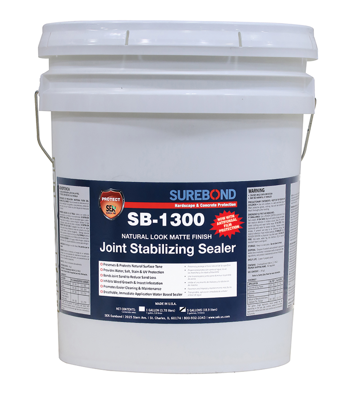 SB1300 Joint Stabilizing Sealer 5 Gallon Brick Paver Sealers